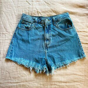 Levi's High Loose Cutoff Shorts Size 26